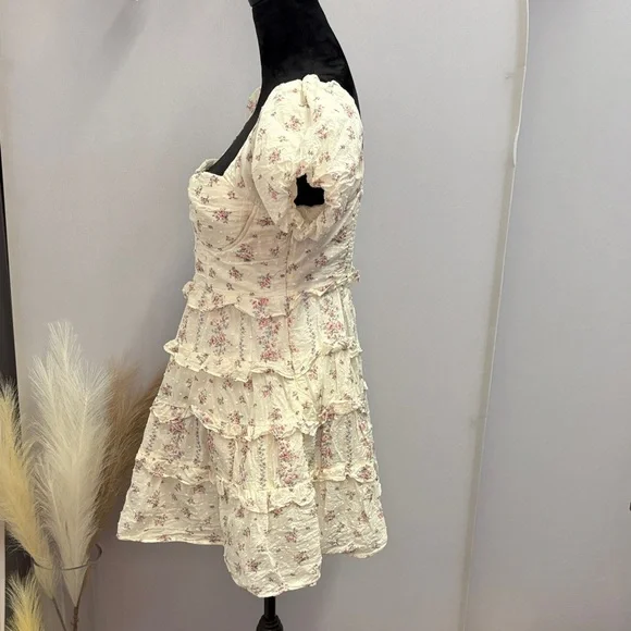 Altar’d State Floral Cream Dress - Picture 3 of 5